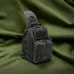 Качественная тактическая сумка, укрепленная мужская сумка рюкзак тактическая слинг Black