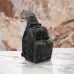 Качественная тактическая сумка, укрепленная мужская сумка рюкзак тактическая слинг Black