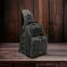 Качественная тактическая сумка, укрепленная мужская сумка рюкзак тактическая слинг Black