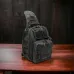 Качественная тактическая сумка, укрепленная мужская сумка рюкзак тактическая слинг Black