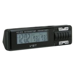 Электронные часы-будильник VST-7065 с термометром для дома и автомобиля