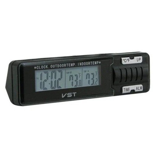 Электронные часы-будильник VST-7065 с термометром для дома и автомобиля