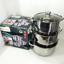 Набор кастрюль Rainberg RB-605 капсульное 9-ти слойное дно