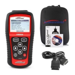 Автомобильный диагностический сканер Konnwei KW808 OBD II/EOBD, Автотестер универсальный Адаптер