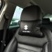 Набір шкіряних подушок Suzuki з вишивкою логотипу + брелок у подарунок для авто - фото 11