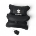 Набір шкіряних подушок Suzuki з вишивкою логотипу + брелок у подарунок для авто - фото 4