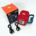 Портативная Bluetooth колонка TG339 5W с RGB подсветкой, Громкая блютуз колонка. Цвет: красный