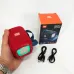Портативная Bluetooth колонка TG339 5W с RGB подсветкой, Громкая блютуз колонка. Цвет: красный
