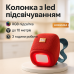 Портативная Bluetooth колонка TG339 5W с RGB подсветкой, Громкая блютуз колонка. Цвет: красный - фото 20