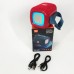 Портативна Bluetooth колонка TG339 5W з RGB підсвічуванням, Гучна блютуз колонка. Колір: червоний - фото 5