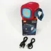 Портативная Bluetooth колонка TG339 5W с RGB подсветкой, Громкая блютуз колонка. Цвет: красный