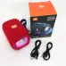 Портативная Bluetooth колонка TG339 5W с RGB подсветкой, Громкая блютуз колонка. Цвет: красный