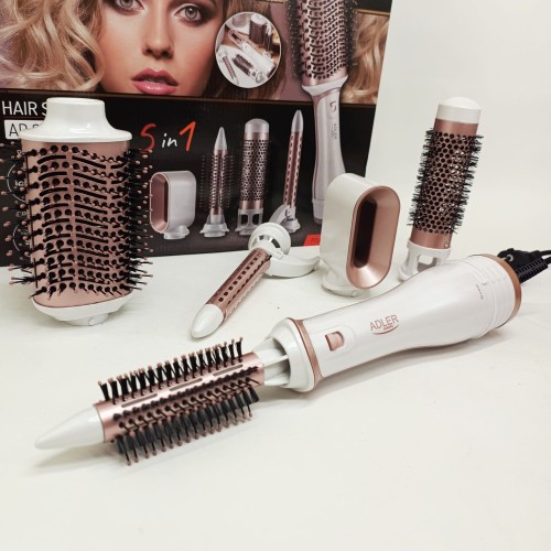 Стайлер для волос Adler AD 2027 1200Вт щетка для завивки 5в1