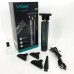 Тример для стрижки волосся, вусів, бороди VGR V-077 з USB зарядкою, корпус метал, триммер бездротовий - фото 2