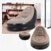 Надувное кресло с пуфом для отдыха AIR SOFA велюровое