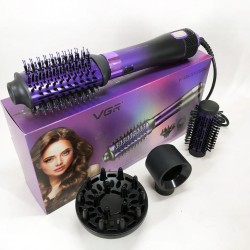 Фен-щетка стайлер VGR V-484 4 в 1. Цвет: фиолетовый