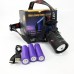 Фонарь налобный NIGHT VISION FLUORESCENCE CT012-3L-2TG(white+red), Налобный фонарь с линзой - фото 3