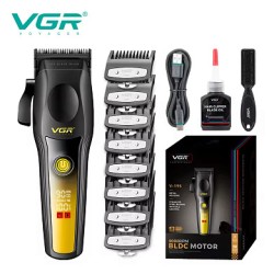 Аккумуляторная машинка для стрижки VGR V-195 GOLD