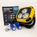 Прожектор фонарь кемпинг W891-1-3COB(White+Yellow)+5SMD(Red) Power bank - фото 2