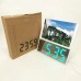 Электронные проводные настольные цифровые часы DS-6608 с фоторамкой, зелёная подсветка. Цвет: белый (арт. 11936) - фото 10