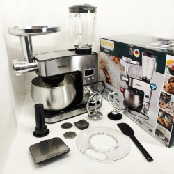Универсальный кухонный комбайн 6л Rainberg RB-8087 Планетарный миксер с тестомесом и блендером 4200Вт
