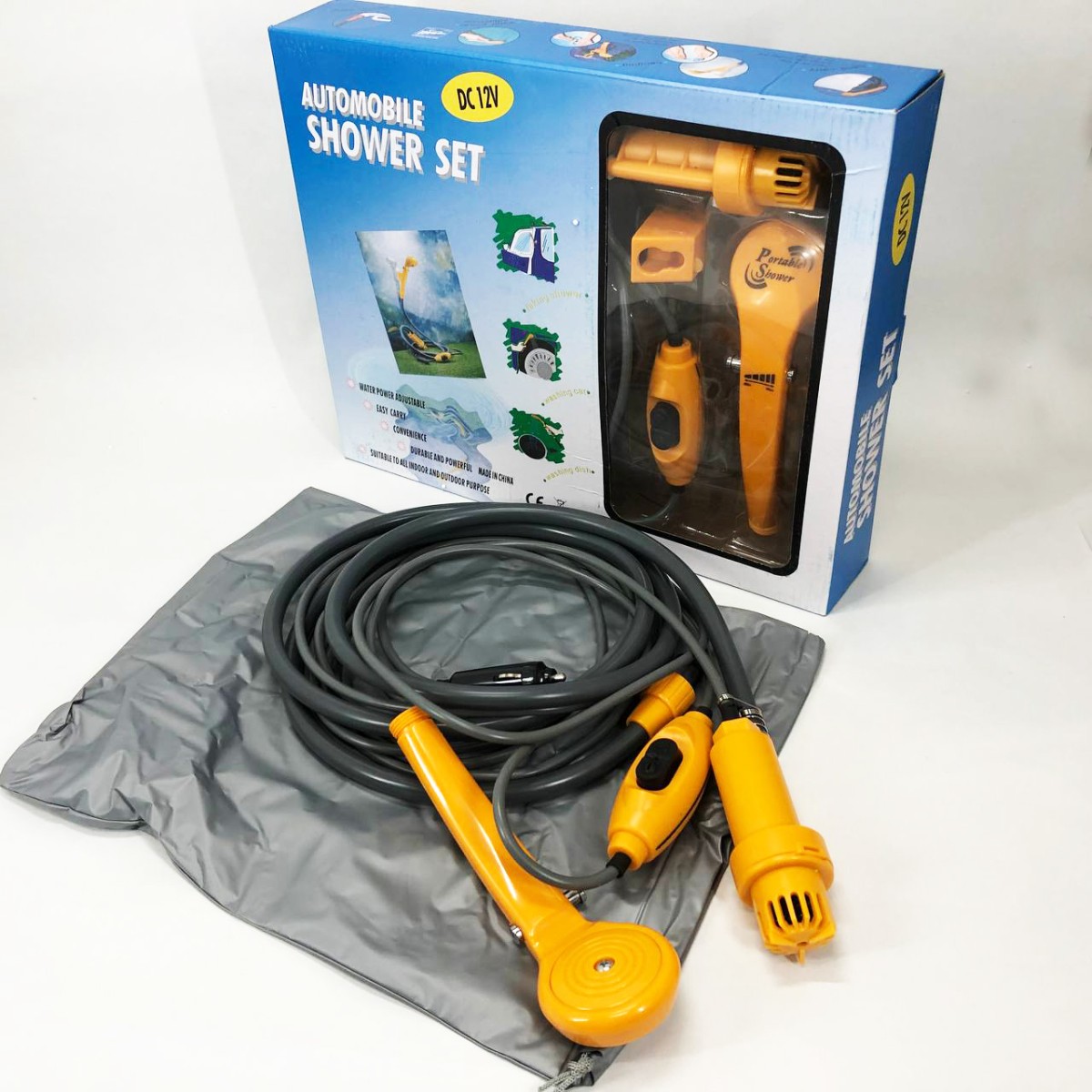 Портативный автомобильный душ YD104, авто душ aqua fresh автодуш (арт. 23109)