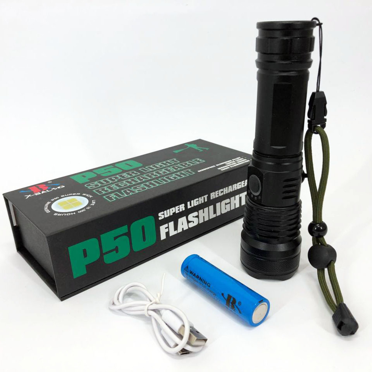 Тактический фонарь POLICE BL-X71-P50 | Тактические фонари для охоты | Сверхмощный фонарик (арт. 11175)
