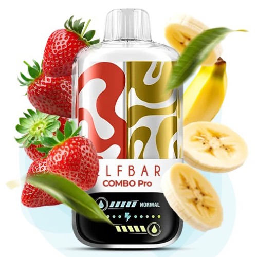 ELF BAR Combo Pro 30000 Полуниця Банан (Strawberry Banana)