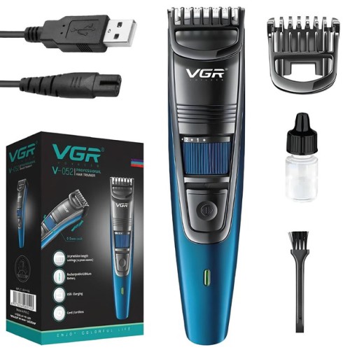 Универсальная аккумуляторная машинка VGR V-053B для стрижки волос, бороды, усов и тела, зарядка от USB