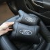 Набір автомобільних подушок 2шт для Ford, натуральна шкіра, стильні підголовники для зручної поїздки Форд - фото 2