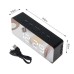 Настільний годинник-будильник Adler AD 1189 Black з термометром, LED-підсвіткою та USB-живленням - фото 2