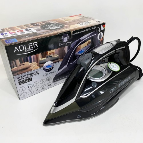 Паровой утюг Adler AD 5054 с водяным насосом 3000Вт