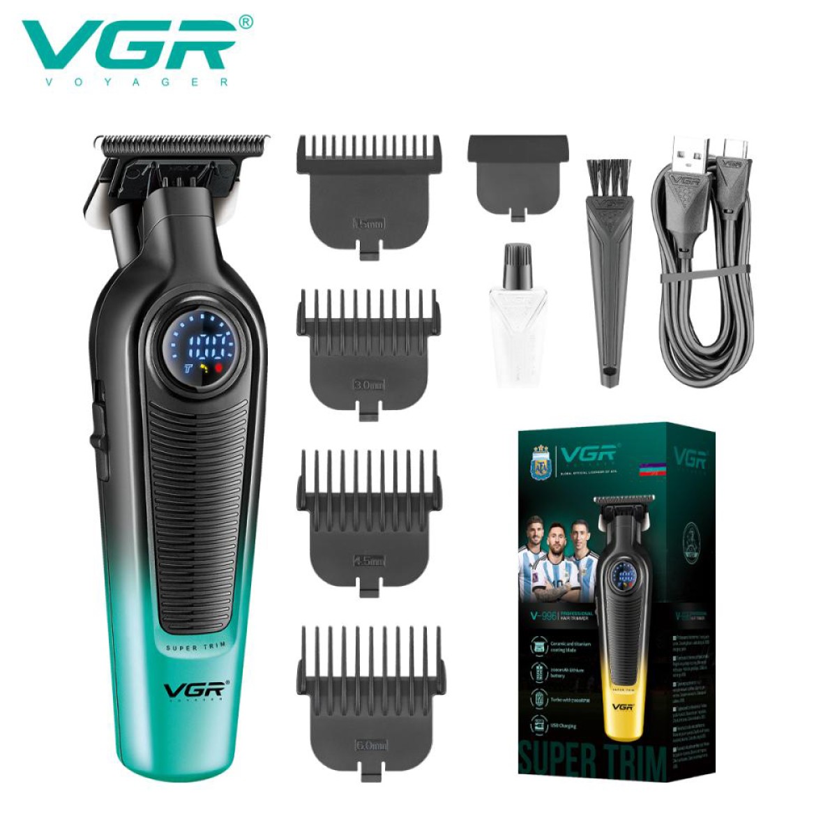 Тример VGR V-996 GREEN. Колір: зелений (арт. 23169)