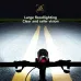 Велосипедный фонарь 7599 с звонком на солнечной батарее, АКБ Li-Ion, водонепроницаемый аккумуляторный