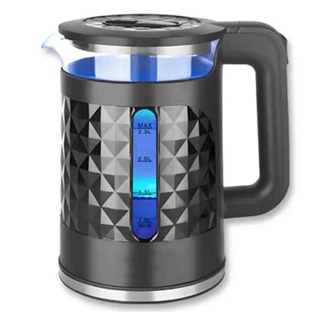 Электрочайник стеклянный с подсветкой Edenberg EB-83559 2.3л 1500Вт Black (арт. 23852)