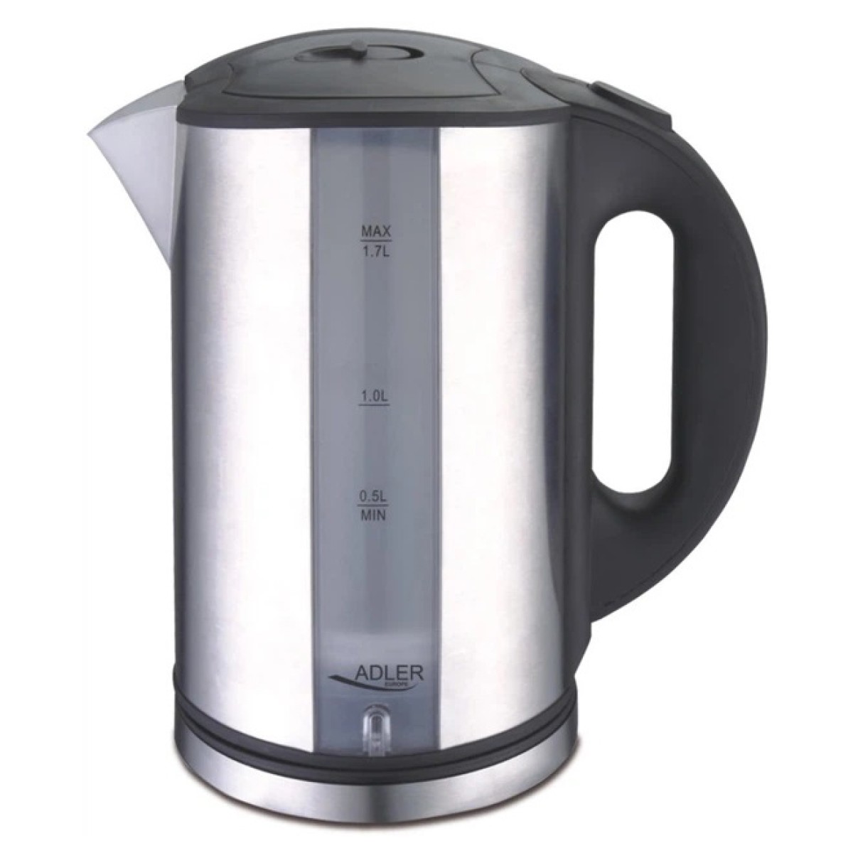 Чайник электрический из нержавейки Adler AD 1216 1.7L 2200Вт (арт. 14291)