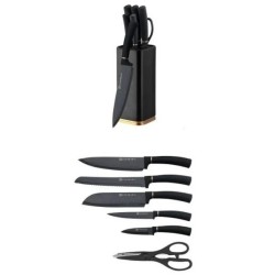 Набір кухонних ножів Edenberg EB-11026, 7 предметів Black