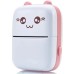 Портативний мініпринтер Mini printer з Bluetooth для термодруку без чорнила зі смартфона. Колір: рожевий - фото 2