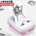 Портативний мініпринтер Mini printer з Bluetooth для термодруку без чорнила зі смартфона. Колір: рожевий - фото 3