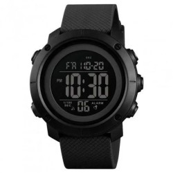 Часы наручные мужские SKMEI 1426BKBK BLACK-BLACK, часы тактические противоударные. Цвет: черный