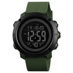 Часы наручные мужские SKMEI 1426AGBK ARMY GREEN-BLACK, часы наручные мужские. Цвет: зеленый