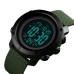 Часы наручные мужские SKMEI 1426AGBK ARMY GREEN-BLACK, часы наручные мужские. Цвет: зеленый - фото 3