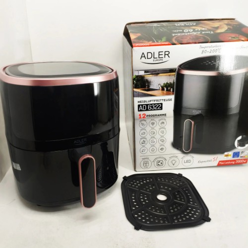 Аерофритюрниця Adler AD 6322 на 12 програм 5л 2000Вт