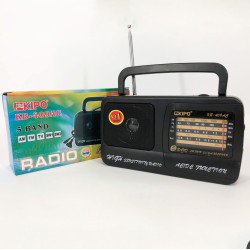 Радіоприймач Kipo KB-409AC потужний радіо FM c usb живлення від батареї R20 або від мережі