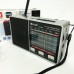 Радио GOLON RX-8866 цифровой портативный радиоприемник с фонариком функцией PowerBank. Цвет: белый - фото 2