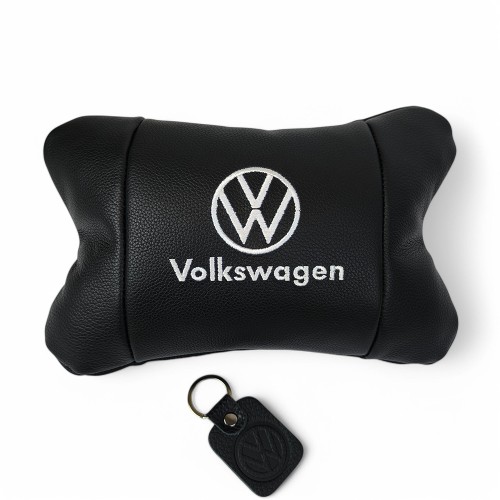Шкіряна подушка на підголівник Volkswagen – ортопедична для авто