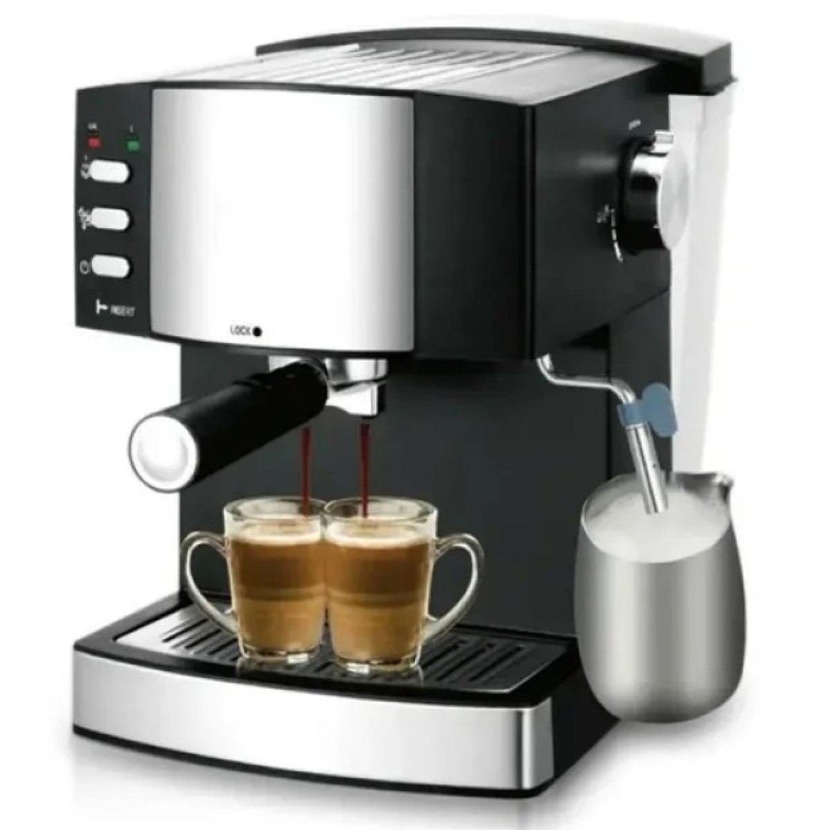 Рожковая кофемашина кофеварка Domotec MS-113 (арт. 23453)