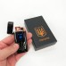 Электрическая и газовая зажигалка Украина с USB-зарядкой HL-431, ветрозащитная зажигалка. Цвет: черный - фото 2