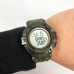 Часы наручные мужские SKMEI 1545AG ARMY GREEN, армейские часы противоударные. Цвет: зеленый - фото 2