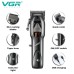 Машинка для стрижки волосся VGR Hair Clipper V-653 Voyager, бездротова електробритва, для дому - фото 3